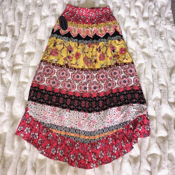 Colorful Scoop Skirt w/Ruffle Bottom, Sz 0-2, NWT! - Picture 4 of 14
